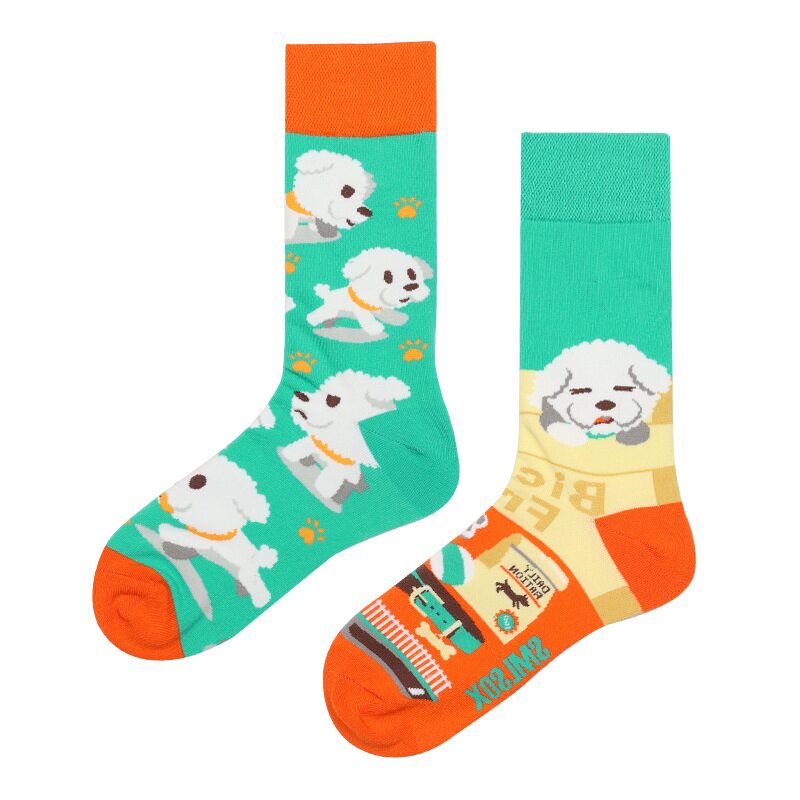 Odd Paired Socks – Bichon Frize