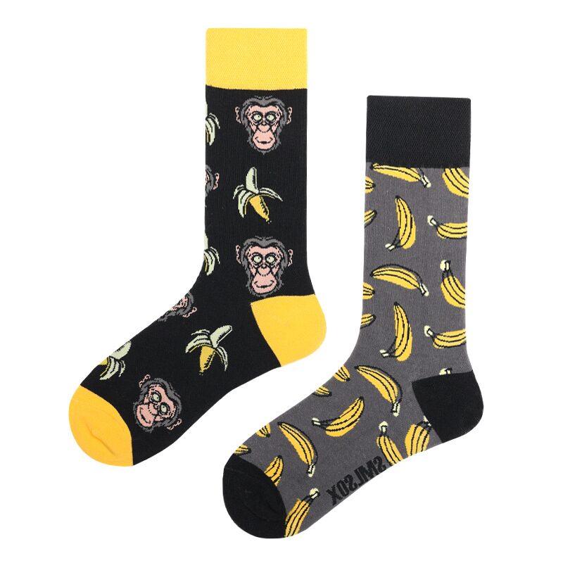 Odd Paired Socks – Gorilla & Banana