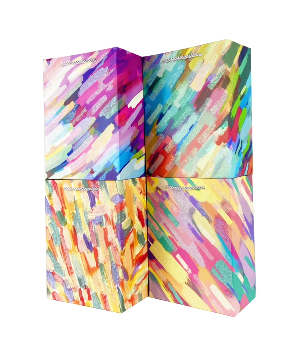 Paper Bag Rainbow Collection 12/Pk
