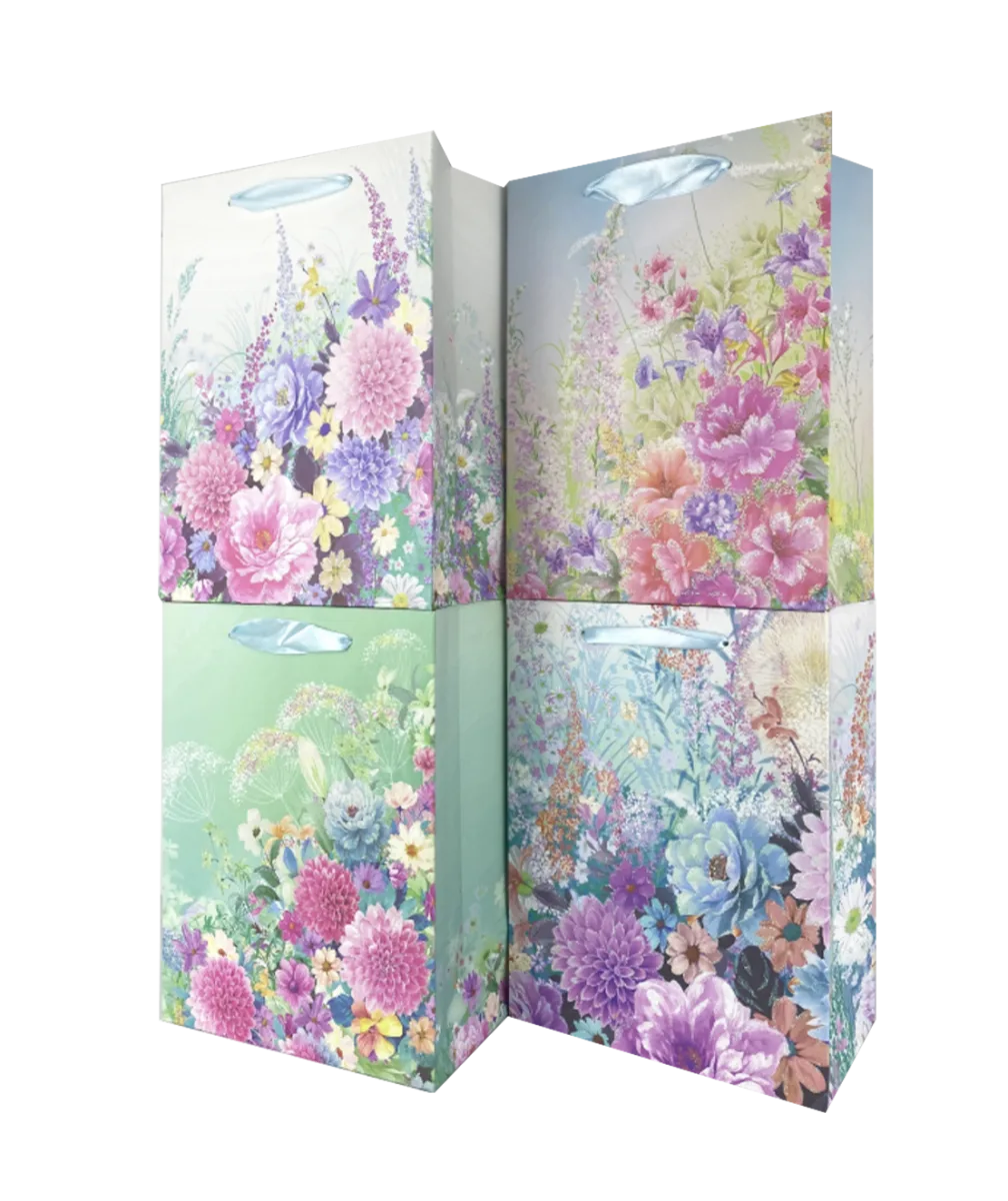 Paper Bag Floral Collection B 12/Pk