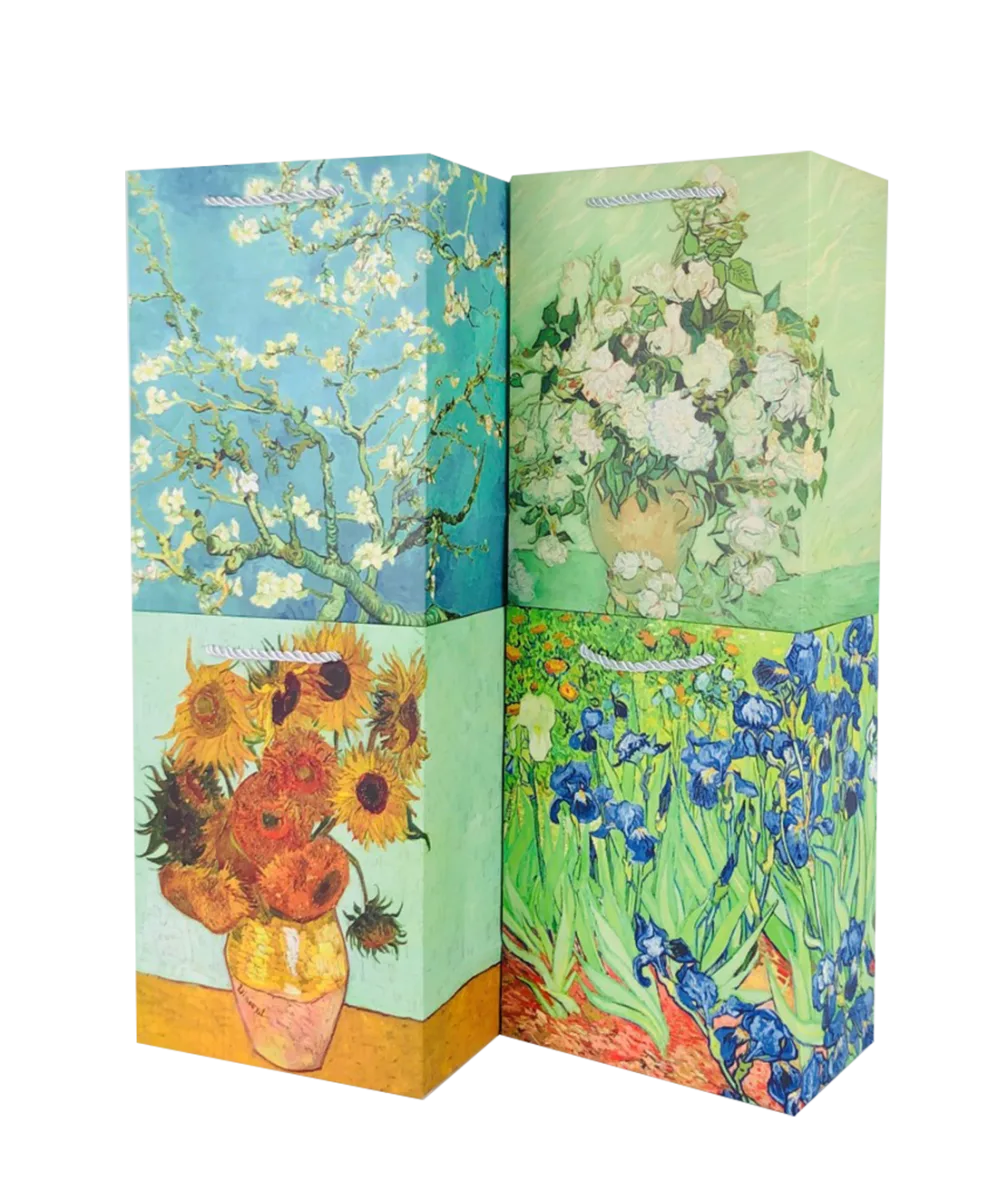 Paper Bag Oil Printing Collection 12/Pk