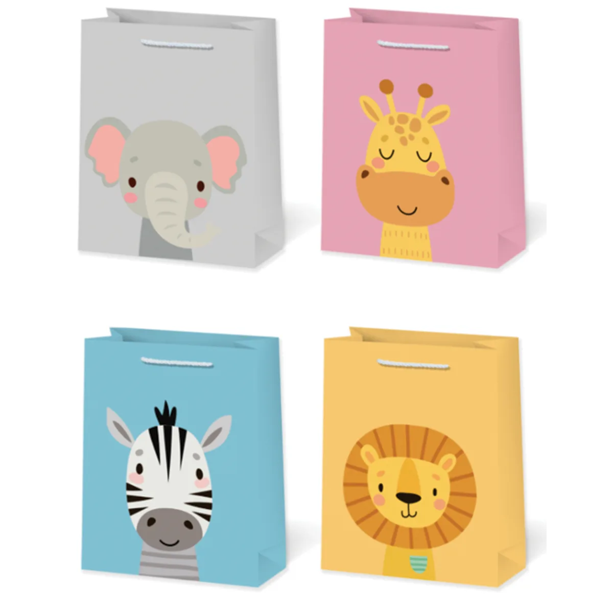 Paper Bag Animals Collection 12/Pk