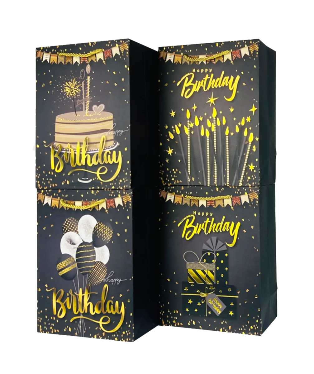 Paper Bag Birthday Collection C 12/Pk