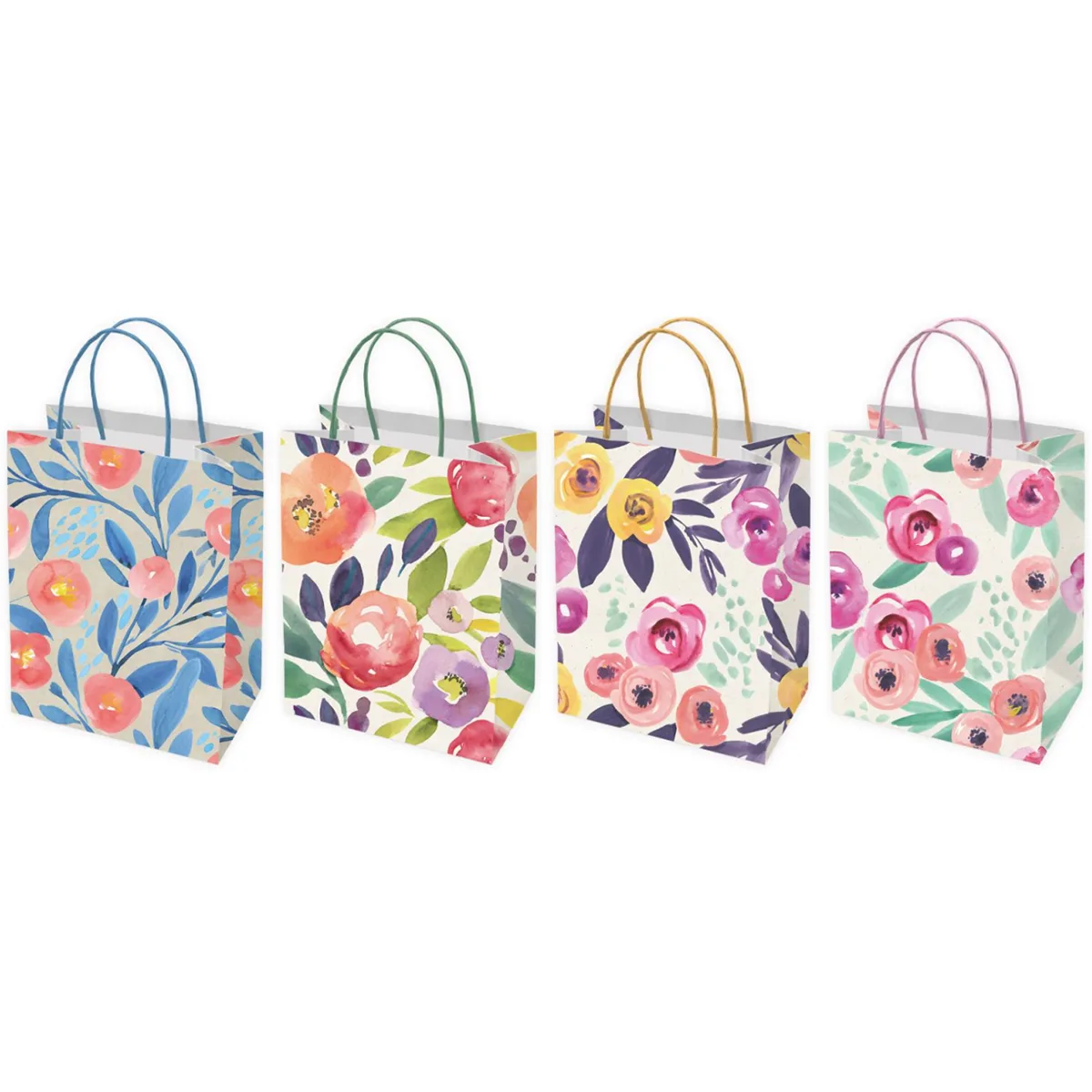 Paper Bag Floral Collection A 12/Pk
