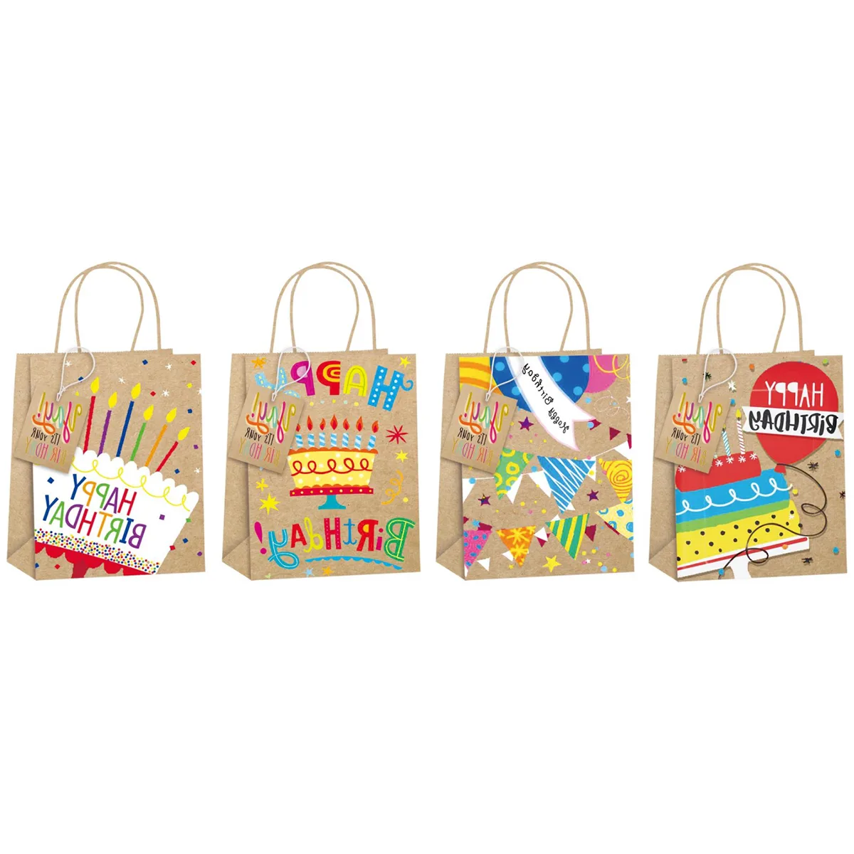 Paper Bag Cake Collection 12/Pk