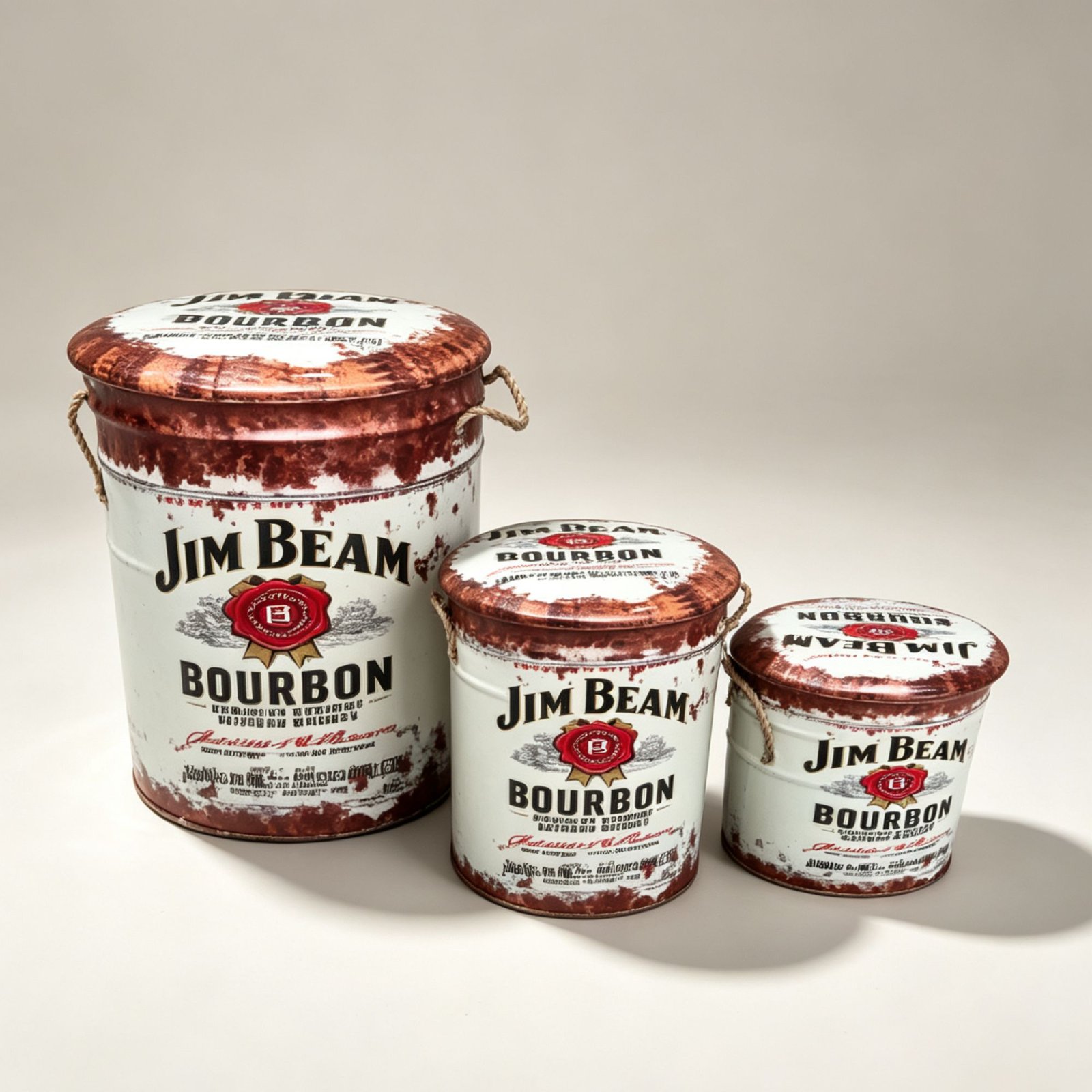 Tin Ottoman - Jim Beam