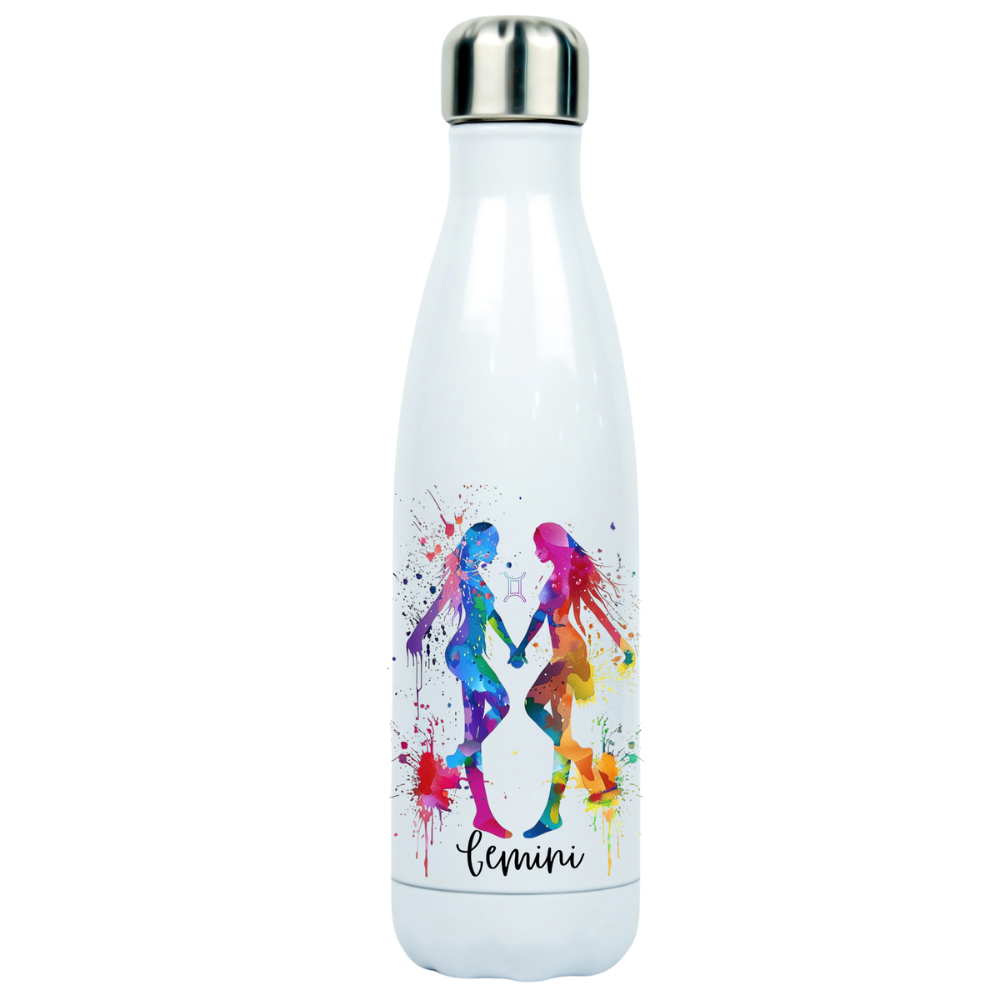 Designed Zodiac Stainless Vacuum Insulated Drinking Bottle 500ml - Gemini