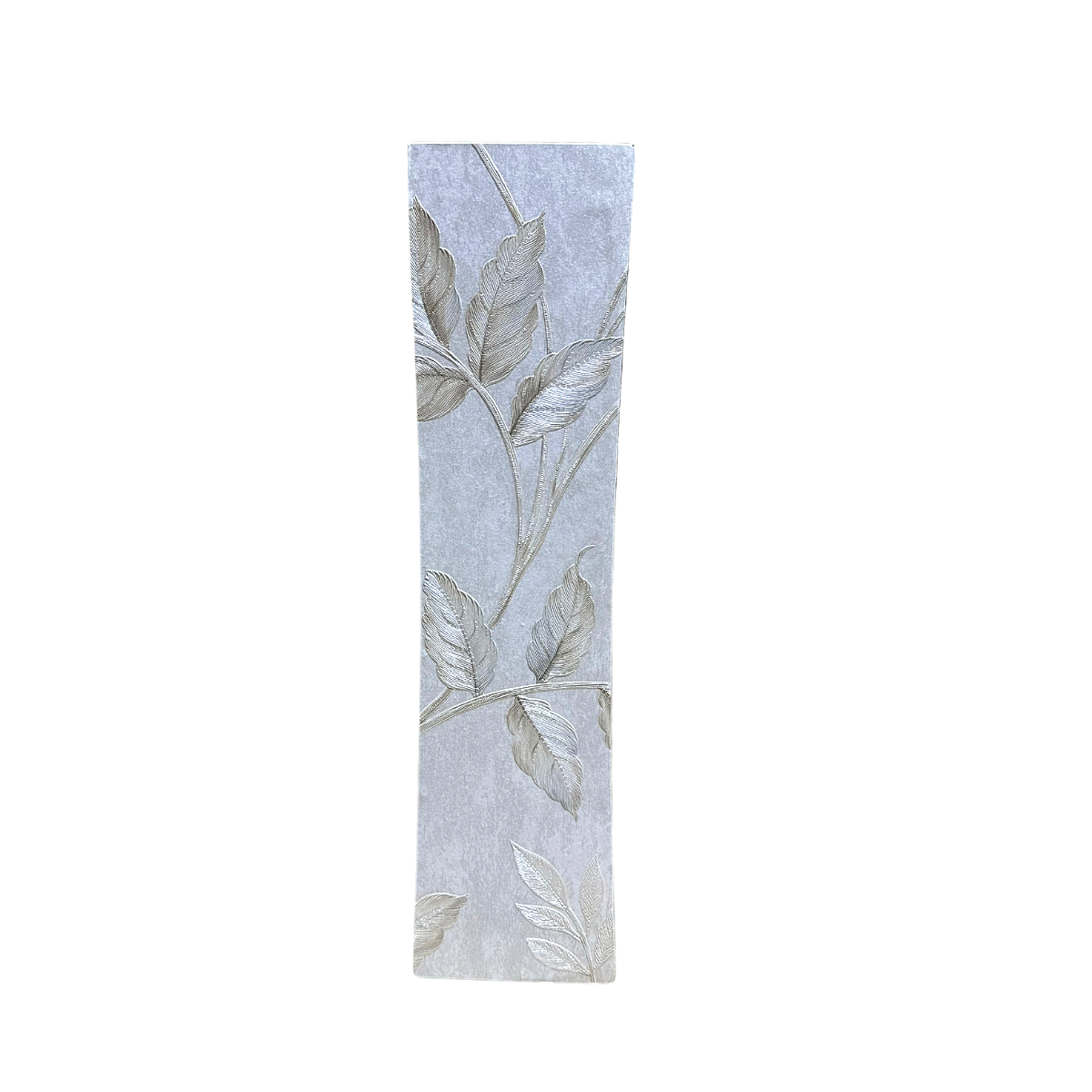 MDF Vase 39cm - White Leaf