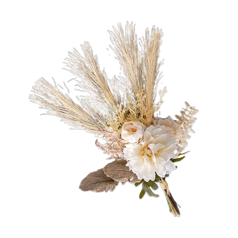 Artificial Flower Bouquet - Creamy Posy 41cm