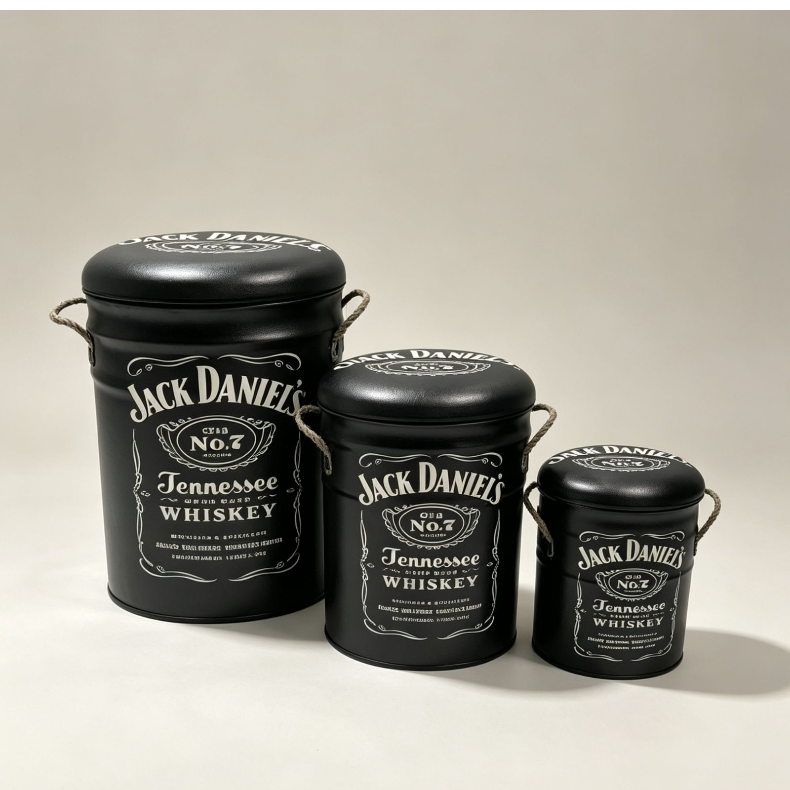 Tin Ottoman - Jack Daniel's