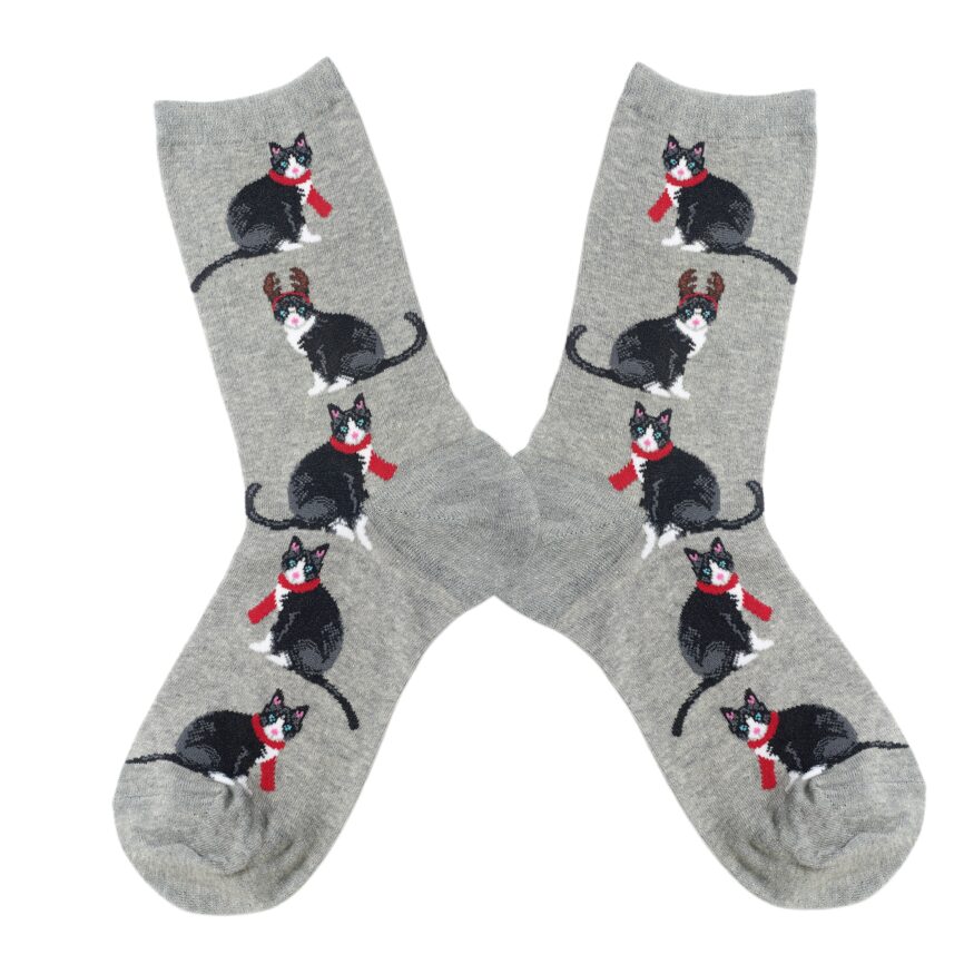 Paired Socks - Christmas Cat