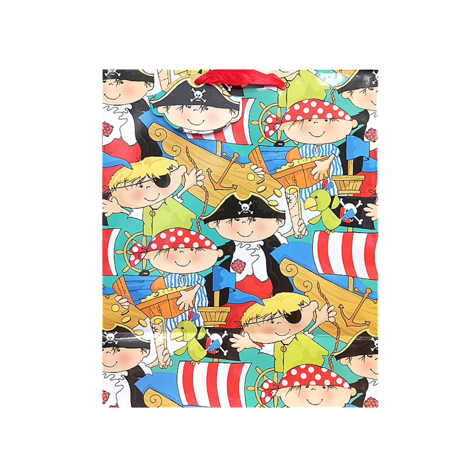 Paper Bag Single Design Pirate 12/Pk
