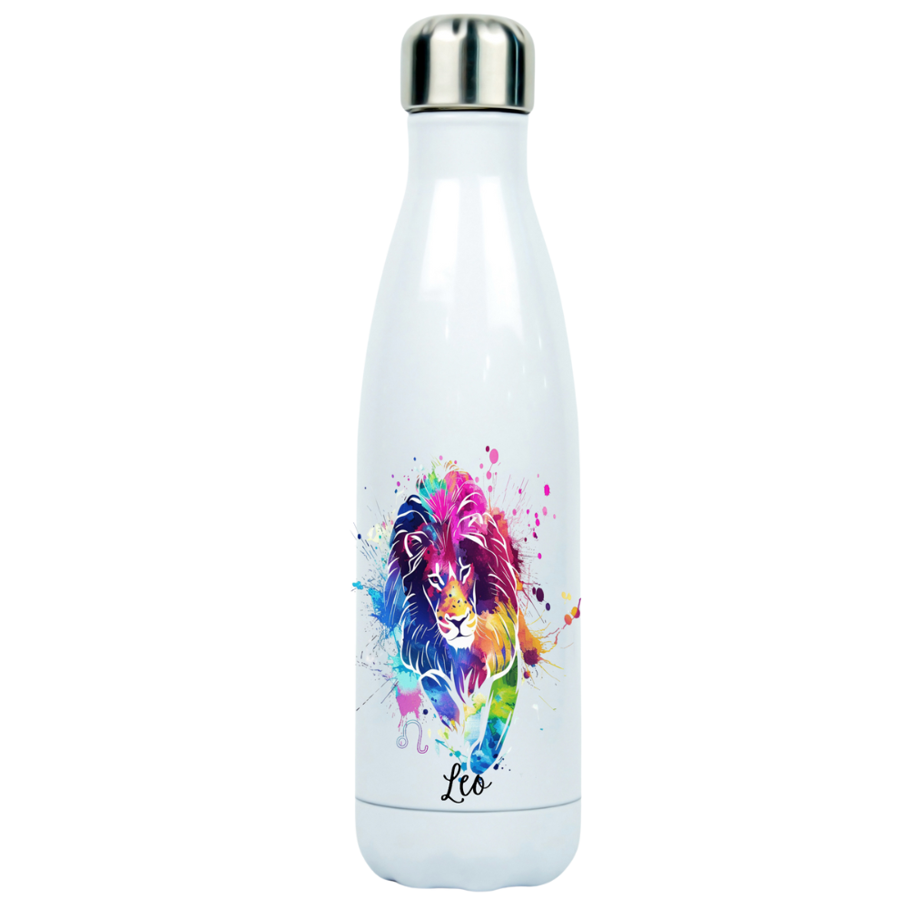 Designed Zodiac Stainless Vacuum Insulated Drinking Bottle 500ml - Leo