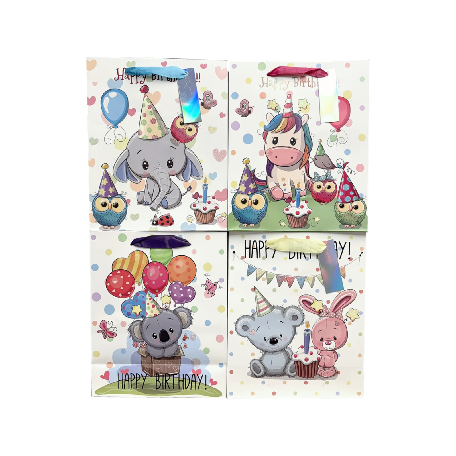 Paper Bag let's Party 12/Pk