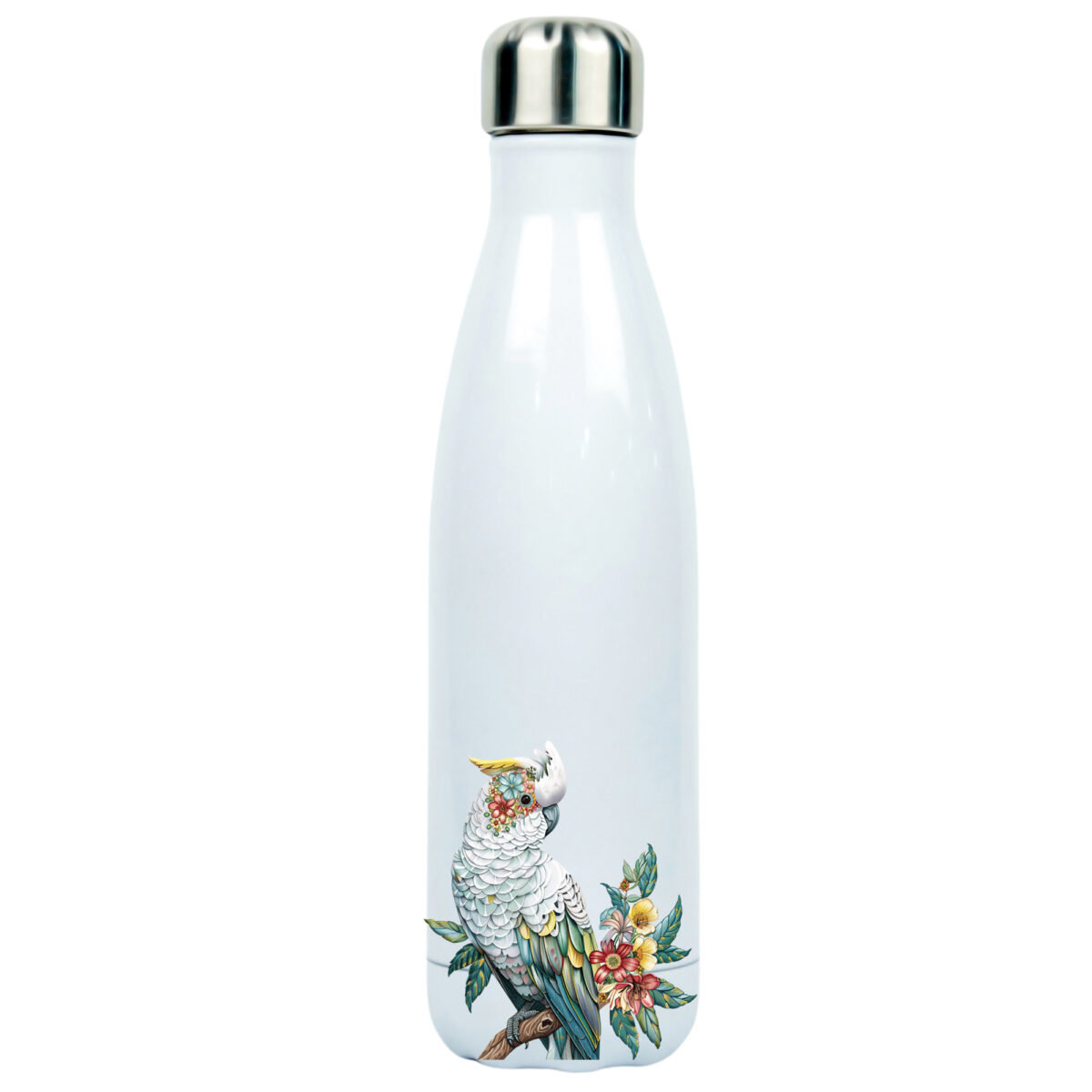 Australia Wildlife Animal Vacuum Insulated Drinking Bottle - Cockatoo