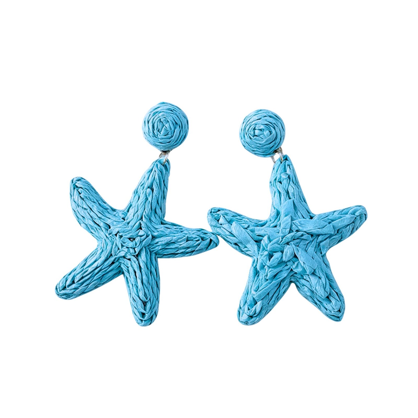 Blue Star Fish Earrings