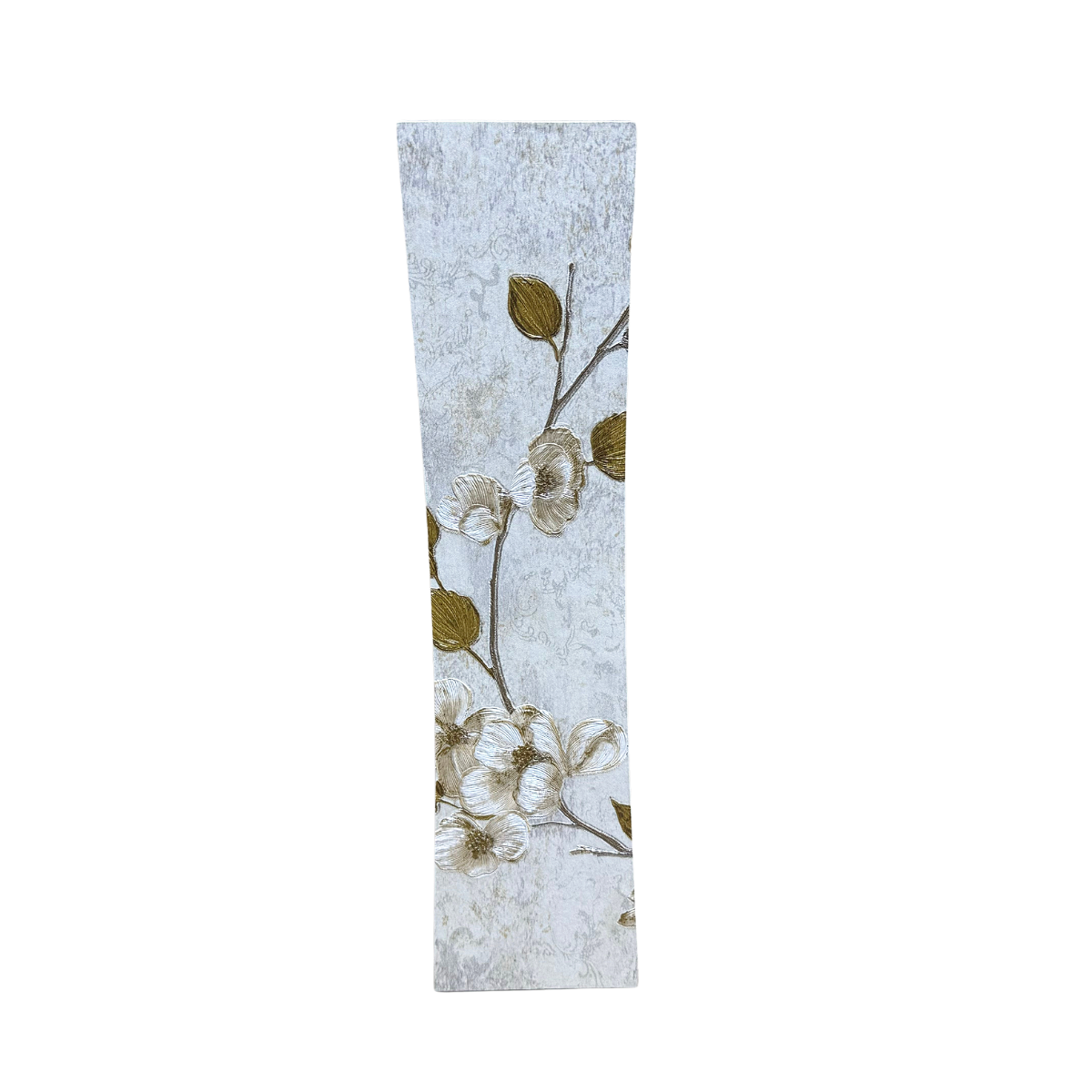 MDF Vase 39cm - Cream Plum Blossom
