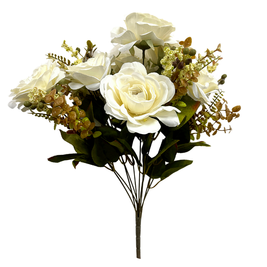 Camellia Bouquet 11 Heads 49cm