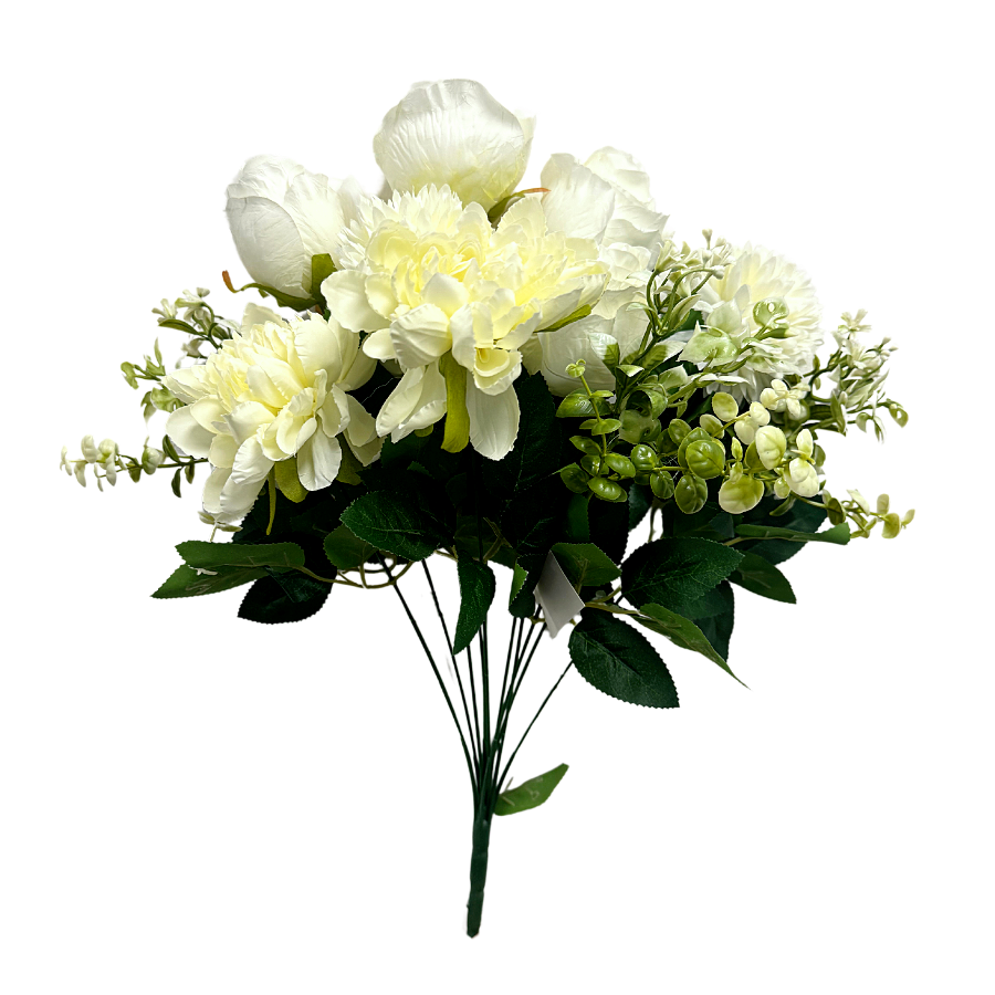 Mixed Flower Bouquet 12 Heads 52cm