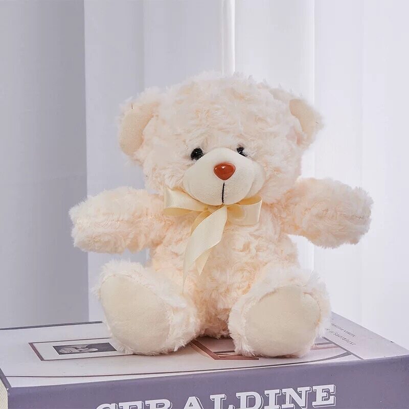 Soft Toy - Small Bear with Ribbon 19cm