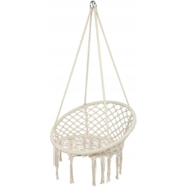 Macrame Hanging Swing Chair - Image 6