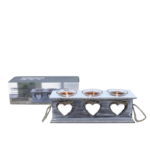 Tealight Wooden Holder - Love Heart