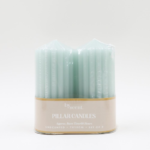 By Scents 7x15 cm Pillar Candle Set of 2 Grey