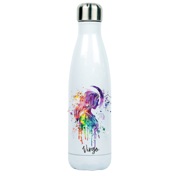 Designed Zodiac Stainless Vacuum Insulated Drinking Bottle 500ml - Virgo