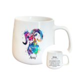 Designed Zodiac Ceramic Mug 315ml - Aries