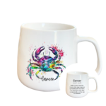 Designed Zodiac Ceramic Mug 315ml – Cancer