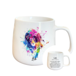 Designed Zodiac Ceramic Mug 315ml – Leo