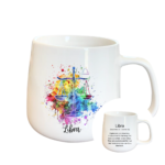 Designed Zodiac Ceramic Mug 315ml – Libra