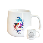 Designed Zodiac Ceramic Mug 315ml – Pisces