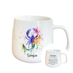 Designed Zodiac Ceramic Mug 315ml – Scorpio
