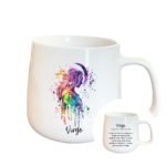 Designed Zodiac Ceramic Mug 315ml – Virgo