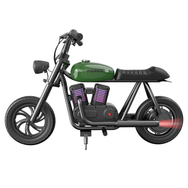 HYPER GOGO Pionner Kids Electric Motocycle Green - Image 2