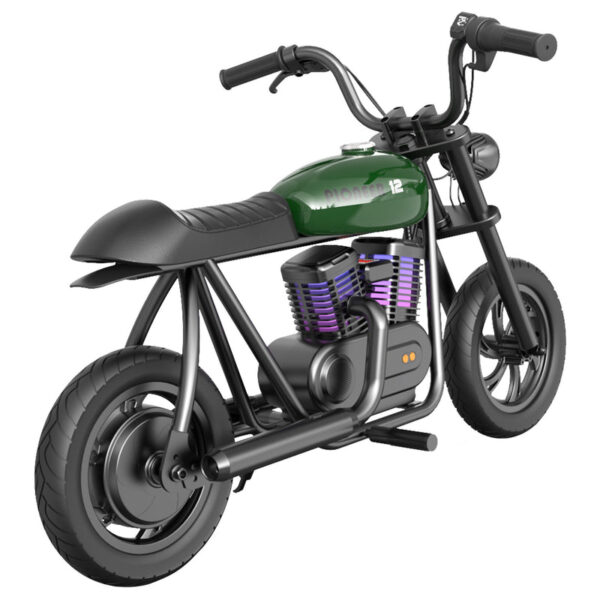 HYPER GOGO Pionner Kids Electric Motocycle Green - Image 3