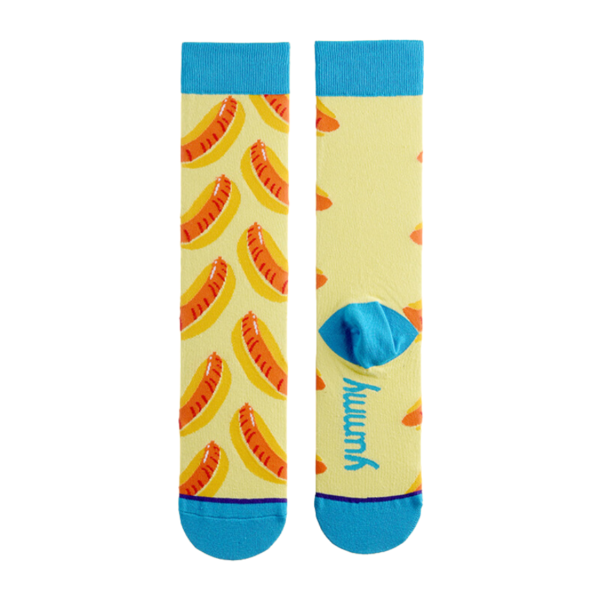 Paired Socks - Hot Dogs