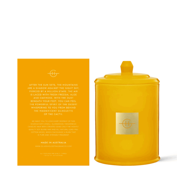 Glasshouse Limited Edition Desert Divine Triple Scented Soy Candle 380g - Image 3
