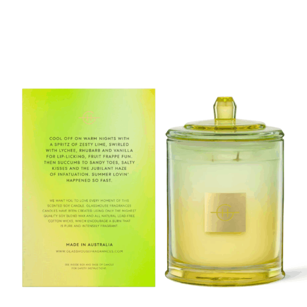 Glasshouse Limited Edition Jubilant Haze Triple Scented Soy Candle 380g - Image 3