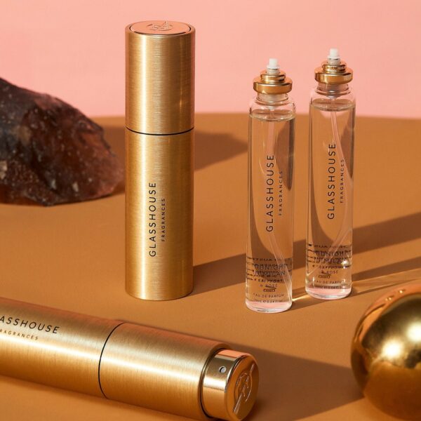 Glasshouse Eau de Parfum 3x19mL - Midnight in Milan Twist & Spray Refillable Atomiser - Image 2