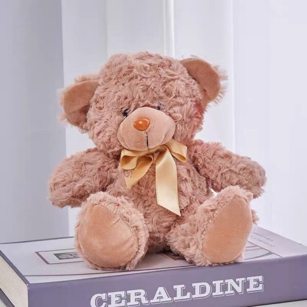 Soft Toy - Small Bear with Ribbon 19cm - Image 3
