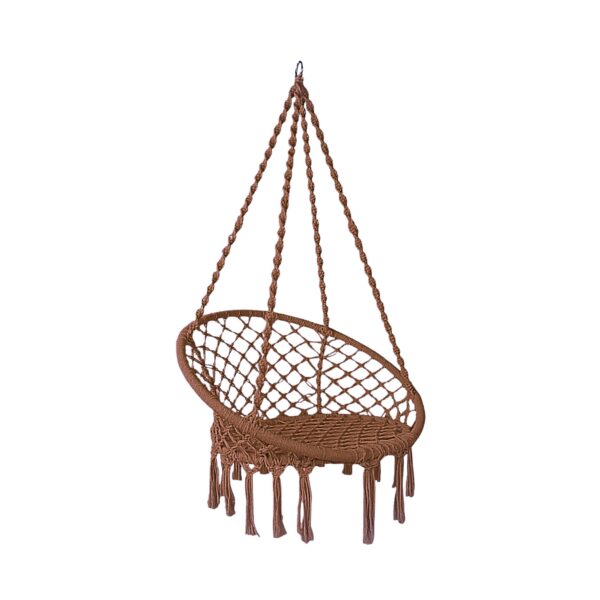 Macrame Hanging Swing Chair - Image 4