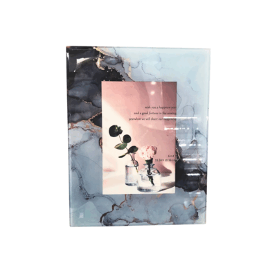 Marble Cloud Photo Frame