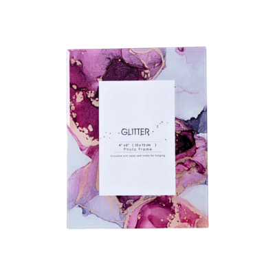 Marble Dark Pink Photo Frame