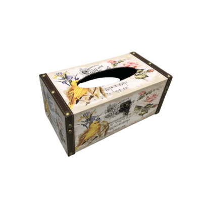 Vintage Tissue Box - Singing Bird