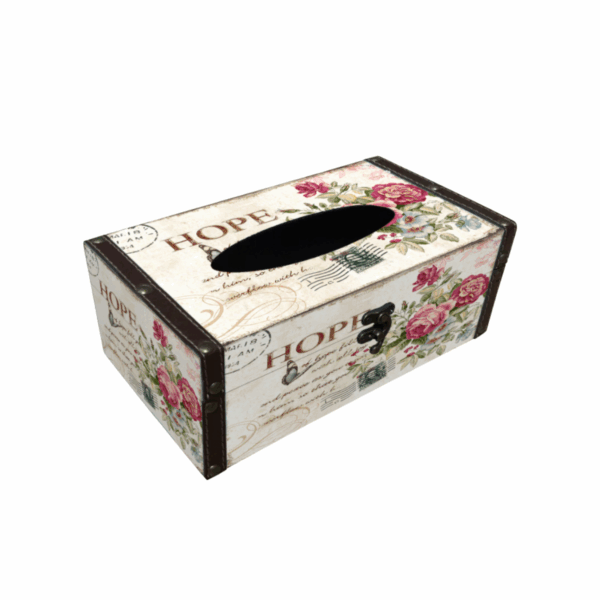 Vintage Tissue Box Case - Hope