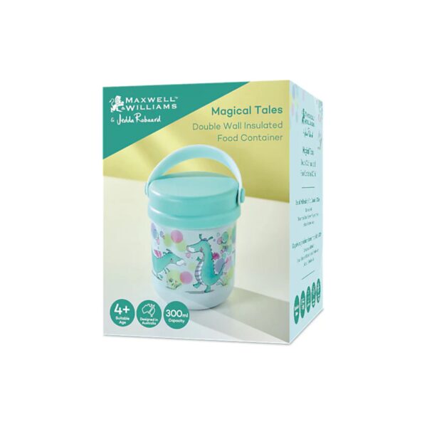 MW Jedda Robaard Magical Tales Double Wall Insulated Food Container 300mL Dragon Gift Boxed - Image 3