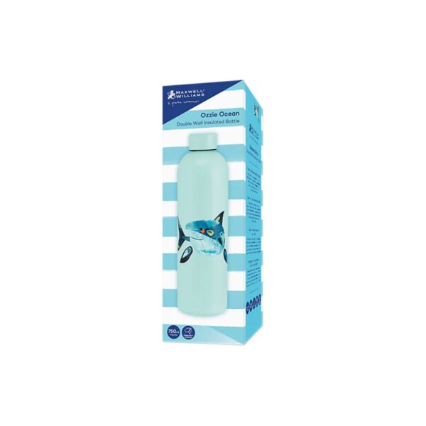 MW Pete Cromer Ozzie Ocean Double Wall Insulated Bottle 750mL Shark Gift Boxed - Image 3
