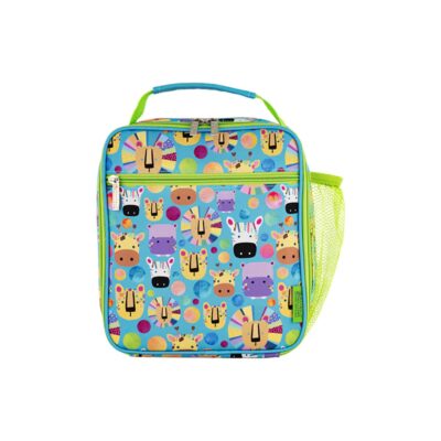 MW Kasey Rainbow Critters Insulated Children's Lunch Bag Blue